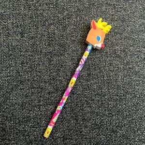 •90s Lisa Frank Puppies & Reindeer Eraser Topper NOS•